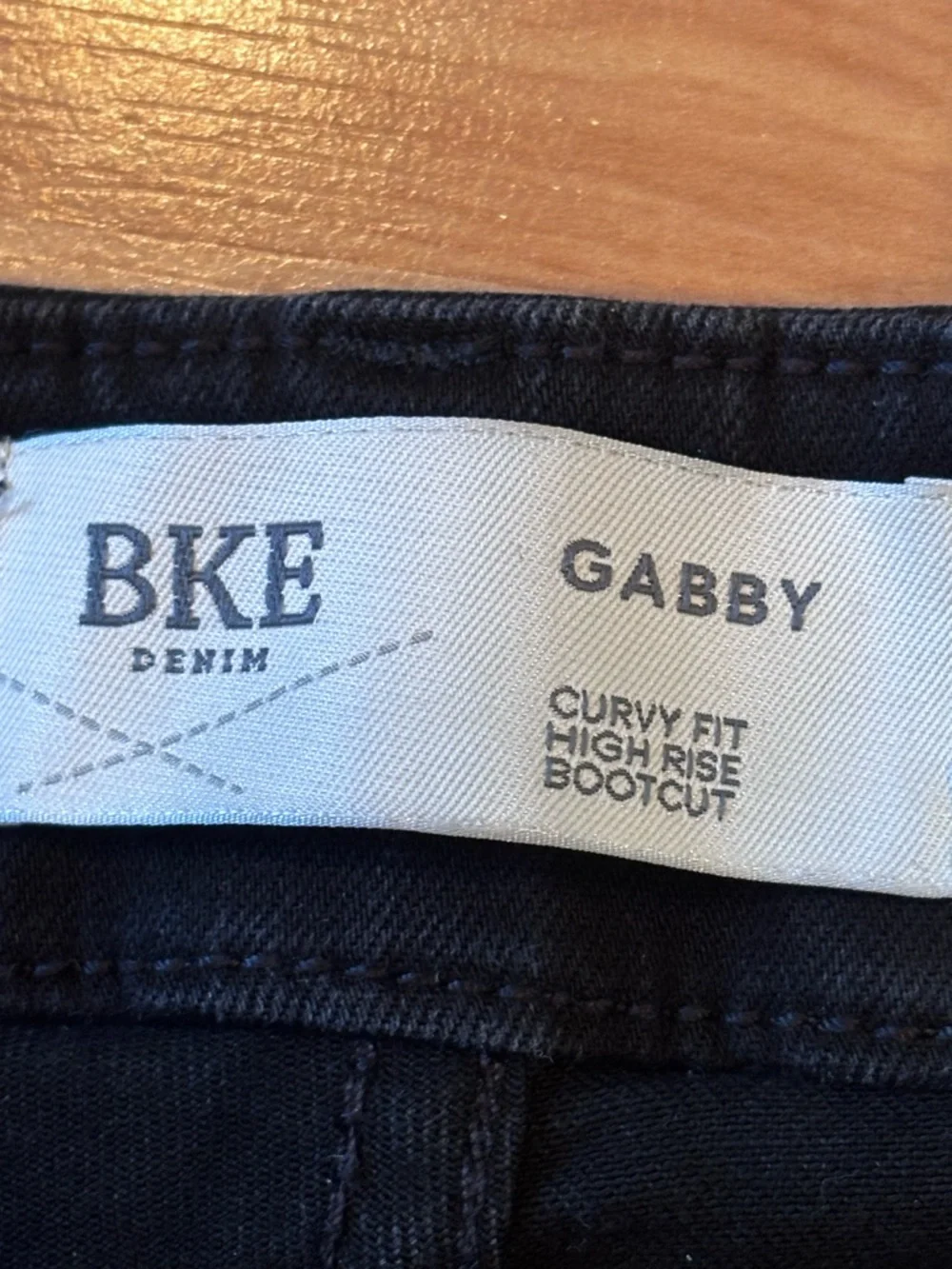 BKE Gabby Black High-Rise Bootcut Jeans - Picture 3 of 8